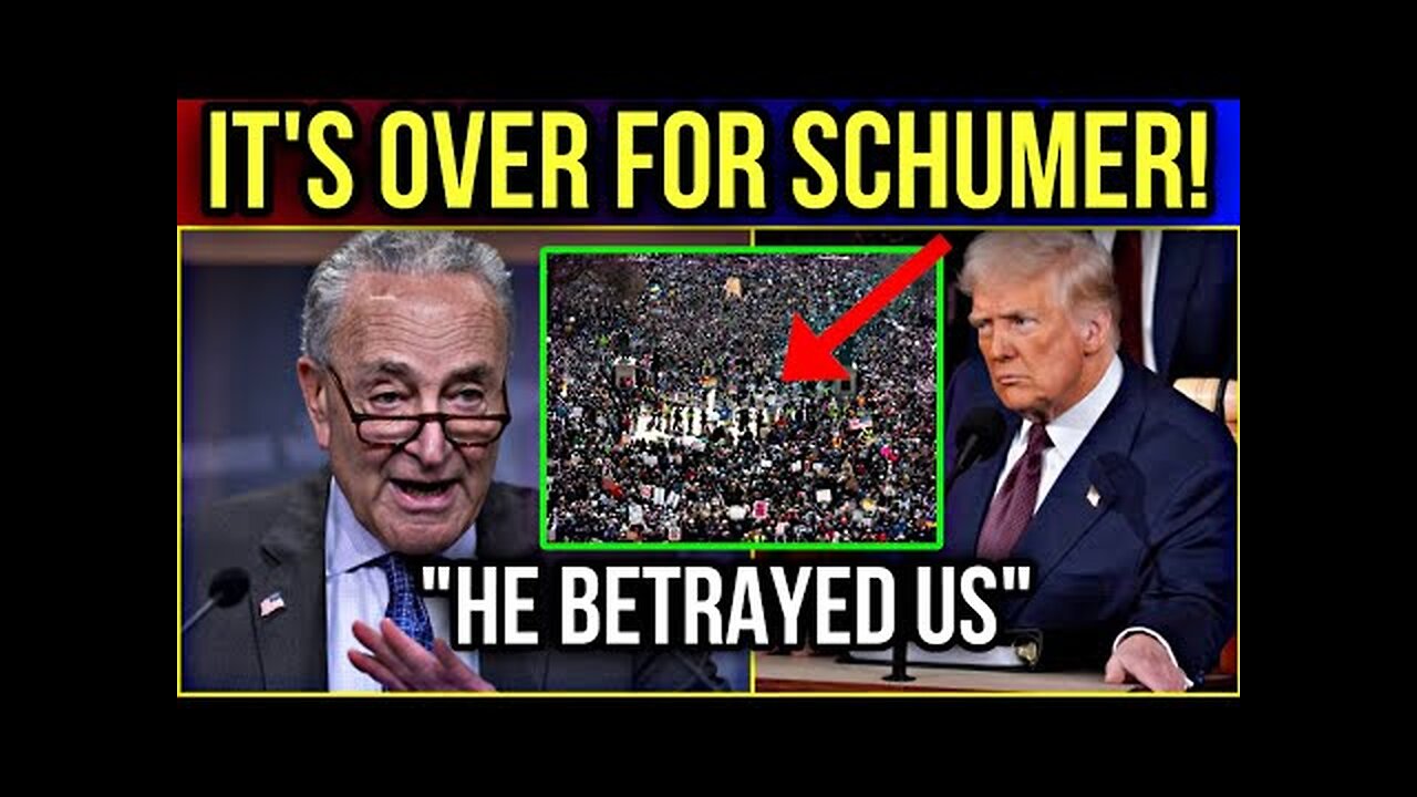Schumer Unexpectedly Surrenders After 35 Million of his Own Voters Revolt!!!