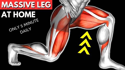 Build MASSIVE Legs at Home Without Gym Equipment