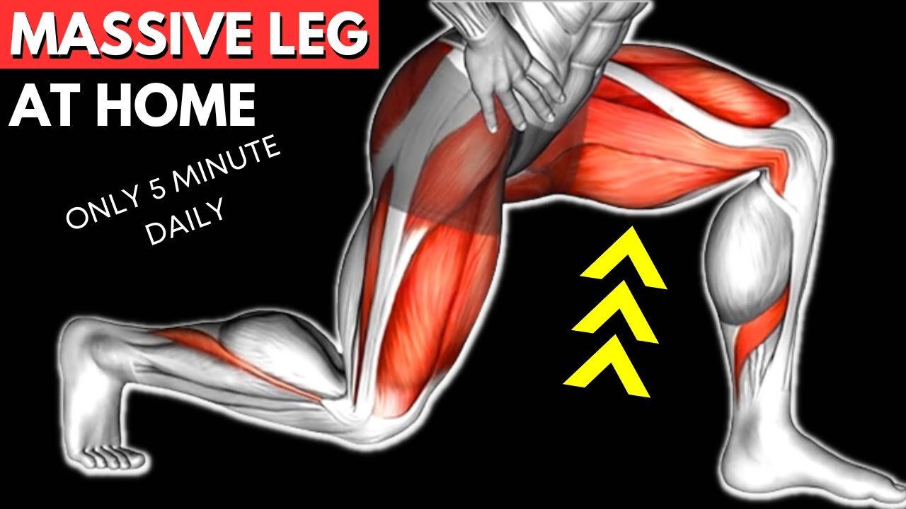 Build MASSIVE Legs at Home Without Gym Equipment