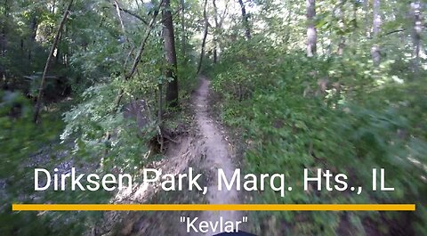 Everett McKinley Dirksen Park MTB trail - "Kevlar" downhill