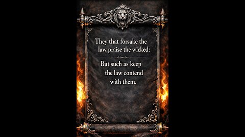 They that forsake the LAW