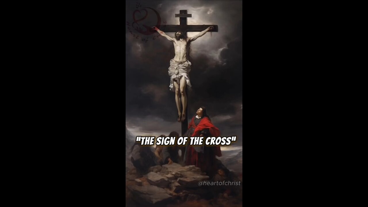 WHY DO CATHOLICS MAKE THE SIGN OF THE CROSS? #truth #jesus #mary #joseph #ihs #church #bible #christ