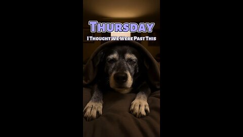 Thursday? I Thought We Were Past This.
