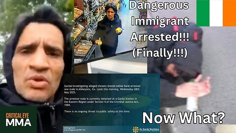Dangerous Immigrant (Who Threatened To Kill Children) Arrested In Co. Laois, Ireland.