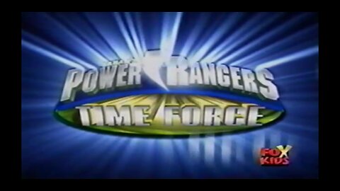 Fox Kids Feb 3, 2001 Power Rangers Time Force Ep 1 Force From The Future, Pt. 1