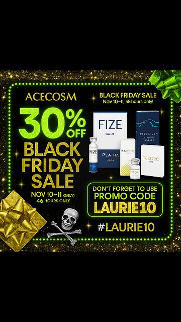 The BIGGEST AceCosm Sale Of The Year Use Code LAURIE10
