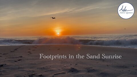 Ada Alien Queen • Earth Heart Beats • Take #00003 • Footprints in the Sand Sunrise