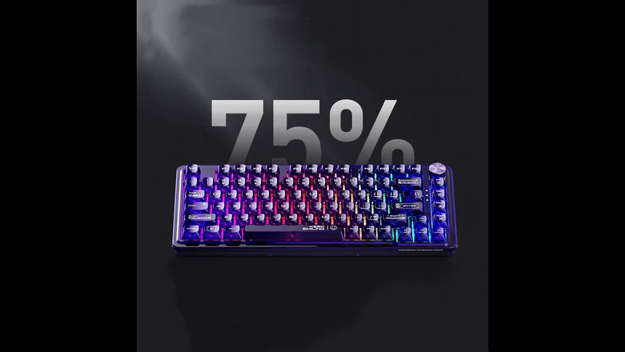 Wired Transparent Keycap Casket Mechanical Keyboard