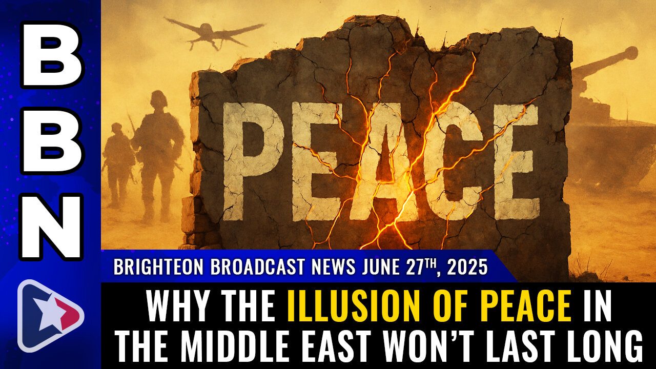 The illusion of PEACE in the Middle East won't last long