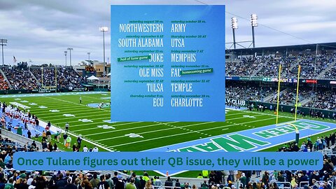 While Tulane will not be a CFP team, they could be AAC champions in 2025