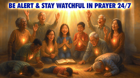 9/11/25 Thursday Discipleship - BE ALERT & STAY WATCHFUL IN PRAYER 24/7