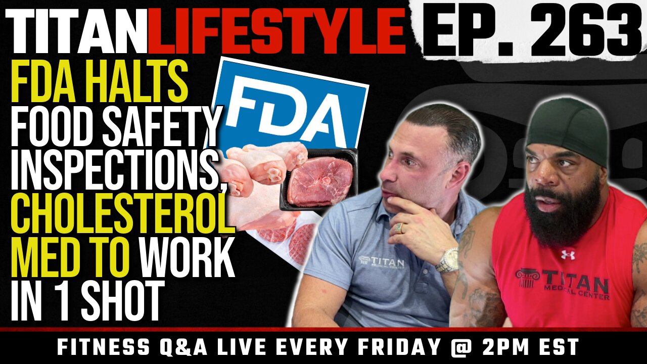 FDA Halts Food Safety Inspections, Cholesterol Med to Work in 1 Shot, Fitness Q&A | Titan Lifestyle
