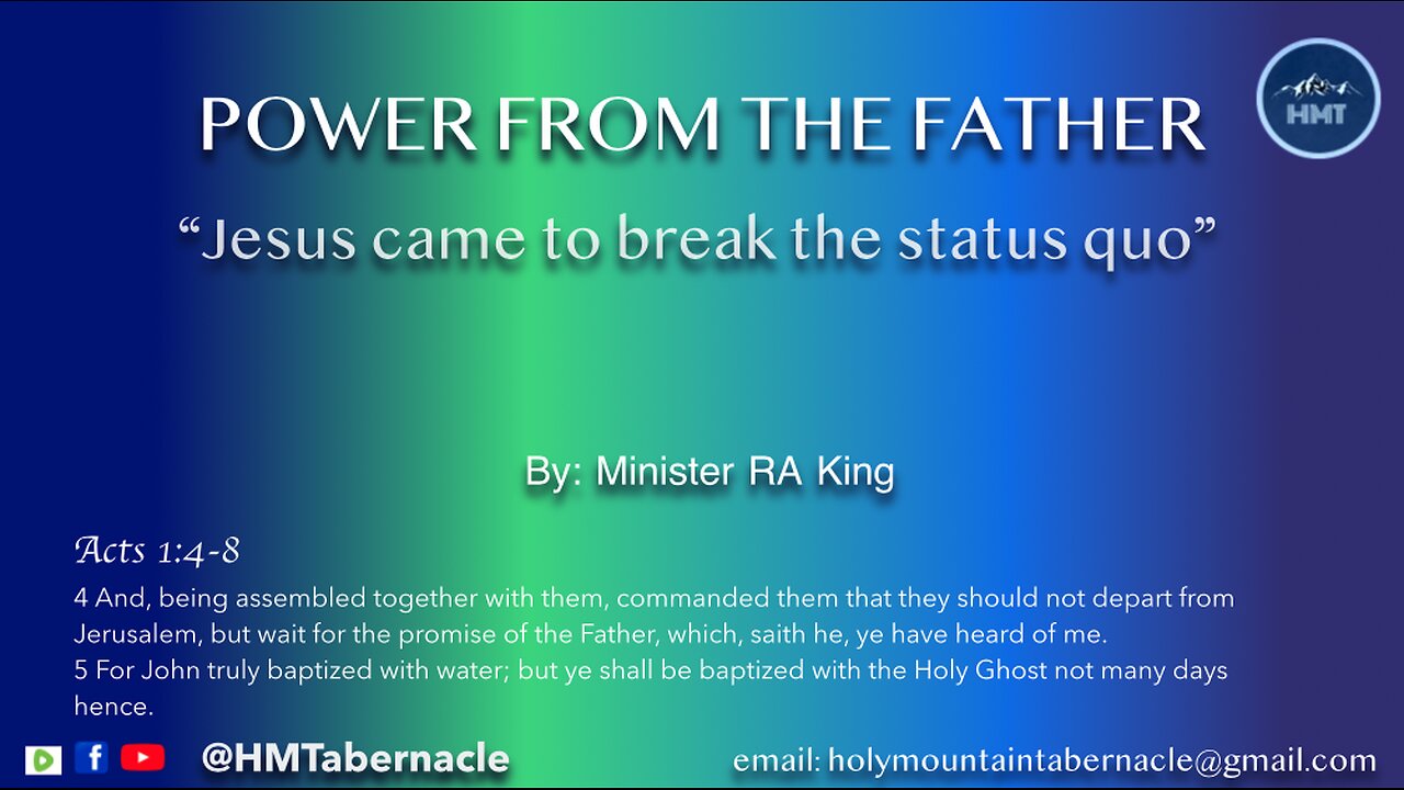 POWER FROM THE FATHER