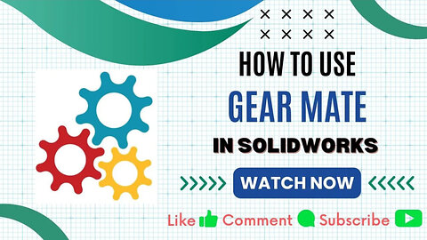 "Master SolidWorks Tutorial in Hindi: Gear Mate & Motion Study Animation Explained! 🚀"