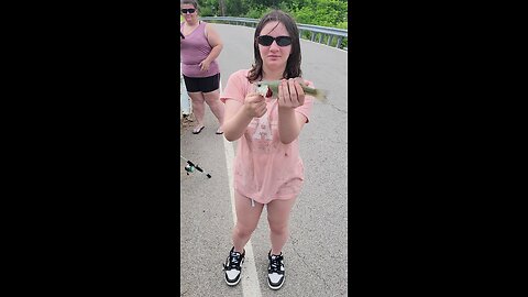 She caught a bass