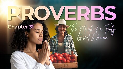 Book of Proverbs Chapter 31 (The Mark of a Truly Great Woman) Verse by Verse