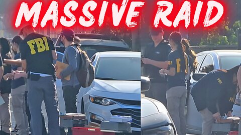 🔴 MAJOR FBI RAID in Los Angeles - Neighborhood SWARMED!