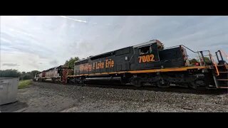 CSX and Wheeling & Lake Erie Train Meet from Greenwich, Ohio September 20, 2025