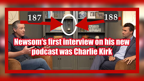 Newsom’s 1st Interview was Charlie Kirk