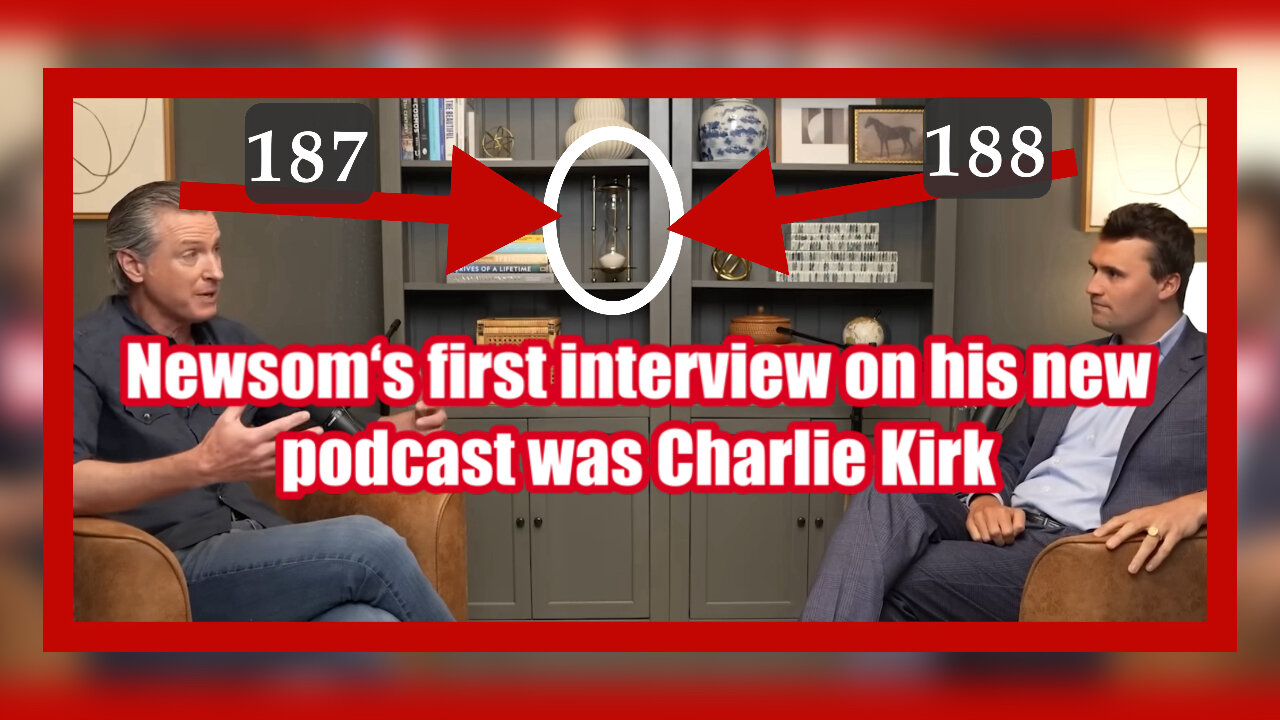 Newsom’s 1st Interview was Charlie Kirk