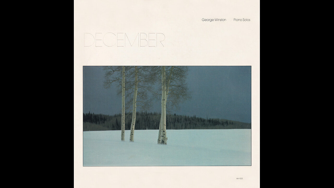 vinyl artifact: George Winston - December (1982)