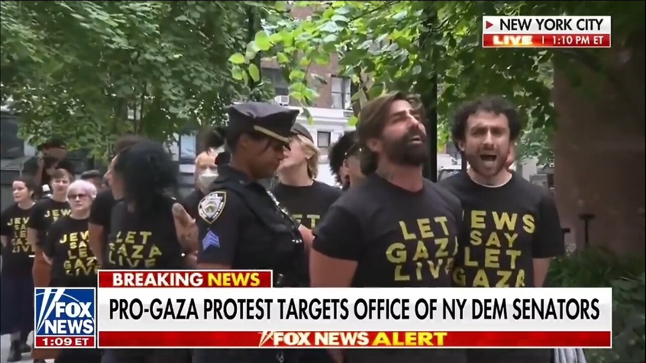 Pro Gaza Protestors Get Arrested Outside Office Of Democrat Senators