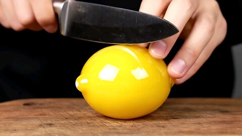 Satisfying Lemon Cutting Sounds 🍋 | Ultimate ASMR Relaxation