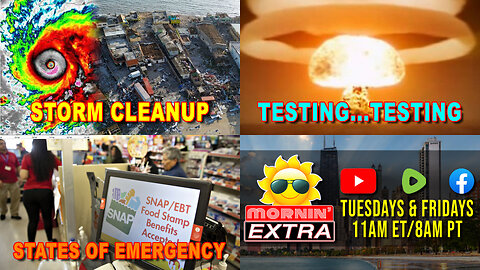Hurricane Melissa Aftermath | Trump Resumes US Nuke Testing | States Sue for SNAP | Mornin' EXTRA