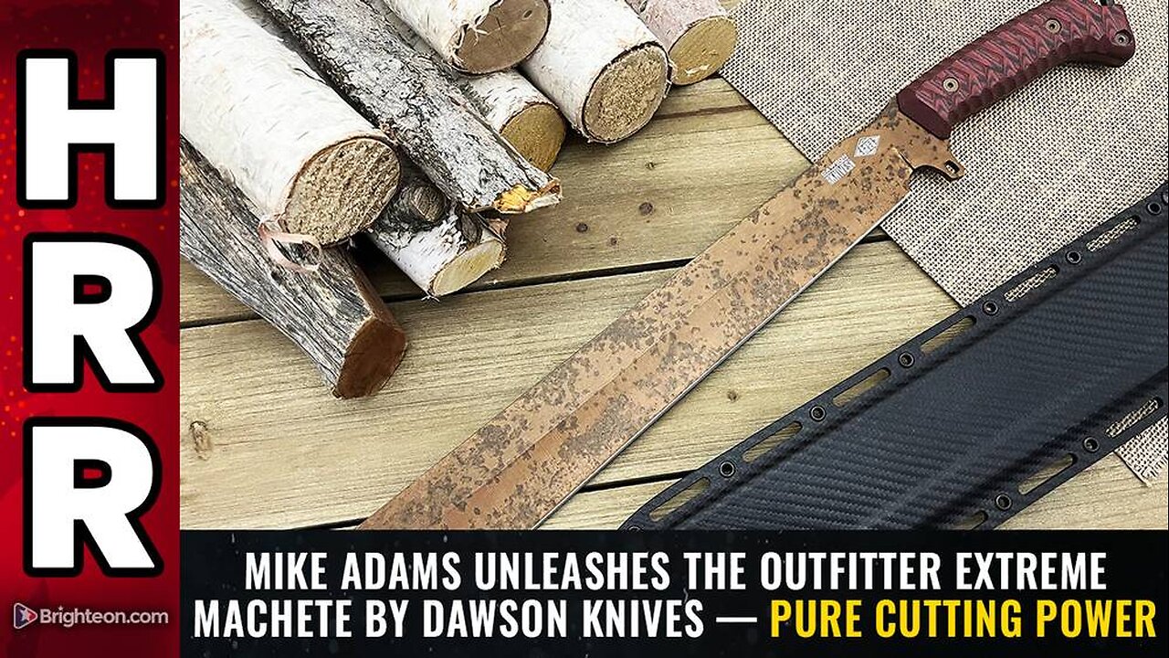 Mike Adams Unleashes the Outfitter Extreme Machete by Dawson Knives — Pure Cutting Power