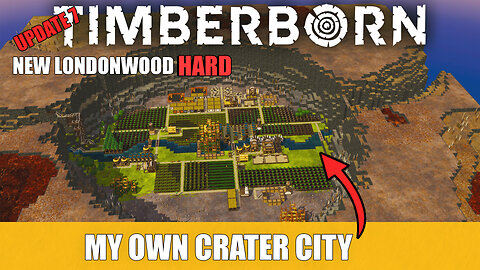 Update 7 Is Here! Building a New Colony In Crater - New Londonwood | Timberborn Update 7 Ep. 1