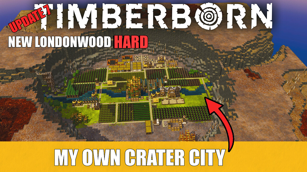 Update 7 Is Here! Building a New Colony In Crater - New Londonwood | Timberborn Update 7 Ep. 1