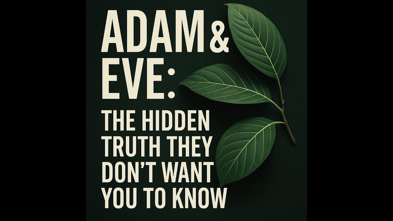 “Adam & Eve: The Hidden Truth They Don’t Want You to Know”