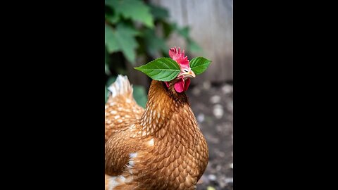 🧊😂 Frostbite Hen Freezes the Camera Too!