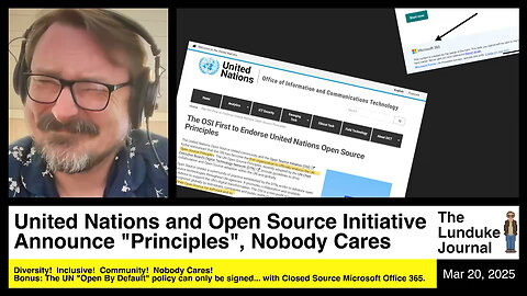United Nations and Open Source Initiative Announce "Principles", Nobody Cares