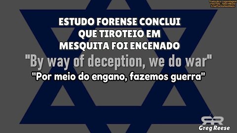 🔥🎬ESTUDO FORENSE CONCLUI QUE TIROTEIO EM MESQUITA FOI ENCENADO (GREG REESE)🔥🎬