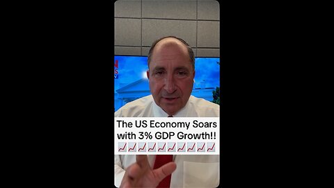 The US Economy Soars with 3% GDP Growth!!