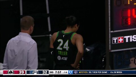 👀 BACK INJURY, Napheesa Collier exits, does not return | Minnesota Lynx WNBA women's basketball