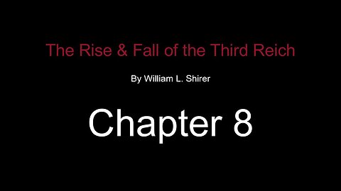 Chapter 8- Life in the Third Reich 1933-1937