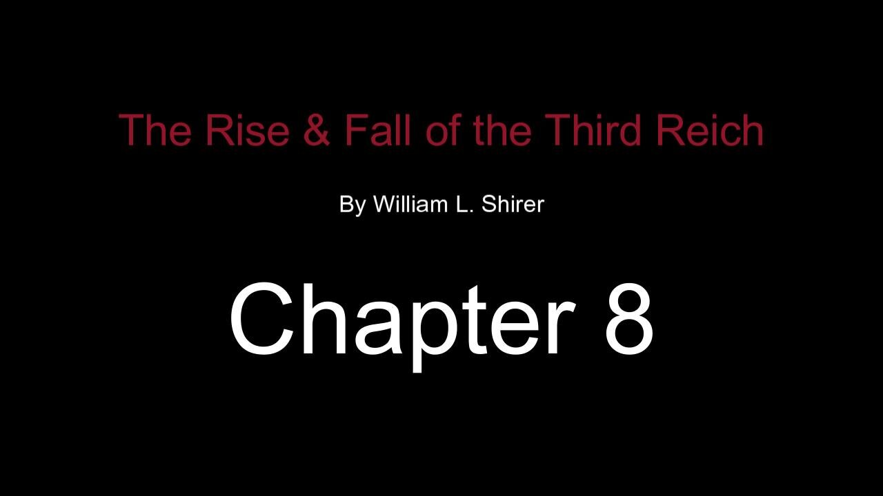 Chapter 8- Life in the Third Reich 1933-1937