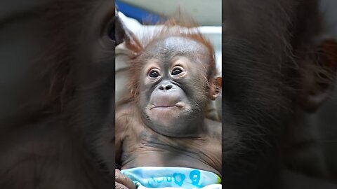 The Moment This Baby Monkey Realized He’s Getting a Shot
