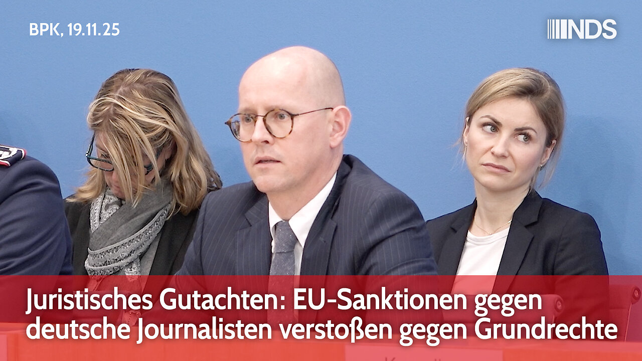 Juristisches Gutachten: EU-Sanktionen gegen deutsche Journalisten verstoßen gegen Grundrechte | BPK