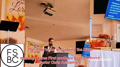 The importance of studying the Bible Ceres First southern Baptist Church Pastor Chris Settlemyre