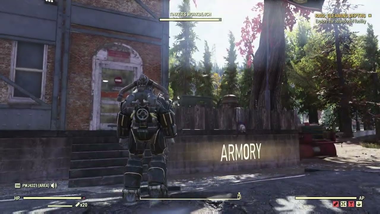 Two gents and a cigarette - Fallout 76