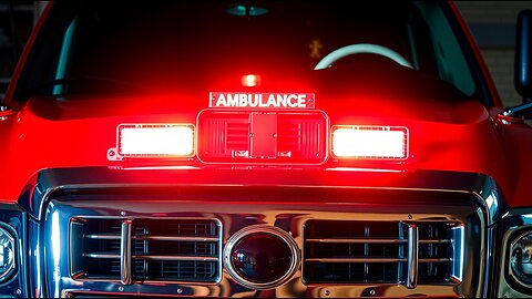 Ambulance Siren Sound Effects Collection | 9 Scenes with Unique Animated Emergency Lights