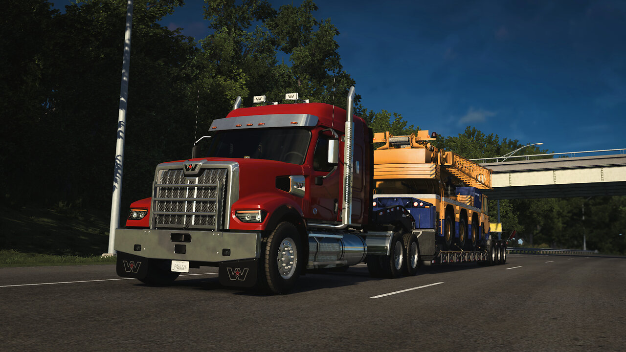 ATS | Western Star 49X | Burlington IA to Cedar Rapids IA | All Terrain Crane 77,500lb