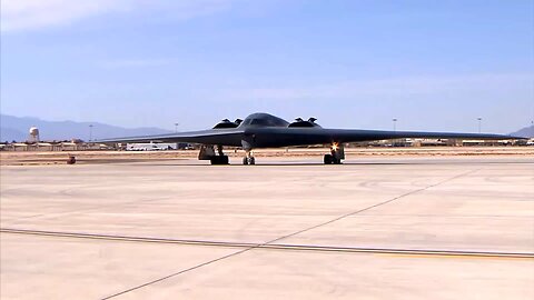 B-2 stealth bomber takeoff