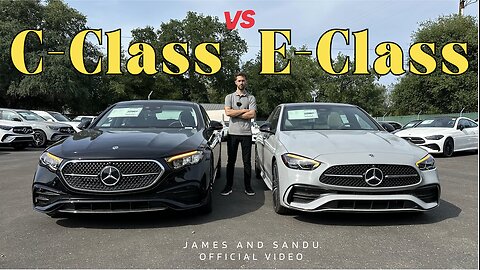 C-Class vs E-Class. 2025 Mercedes C300 vs E350