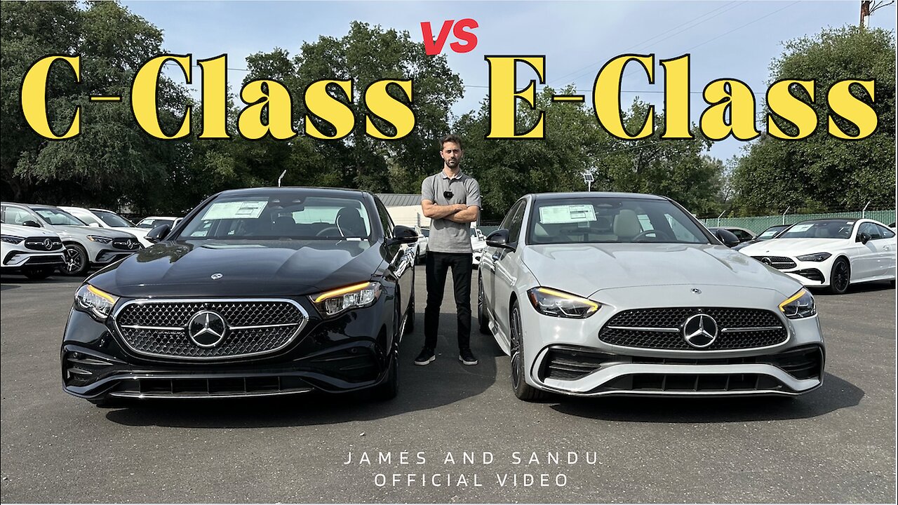 C-Class vs E-Class. 2025 Mercedes C300 vs E350