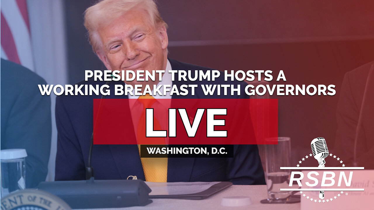 LIVE REPLAY: President Trump Participates in a Working Breakfast with Governors - 02/20/26