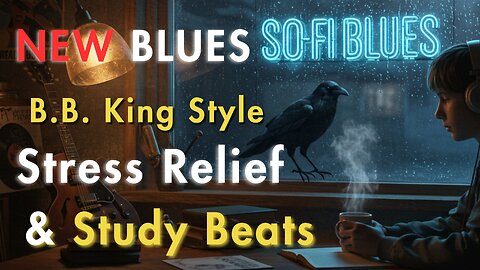So-Fi Blues | Lo-Fi Hip Hop Meets Blues Guitar | Sleep & Stress Relief (B.B. King Style)
